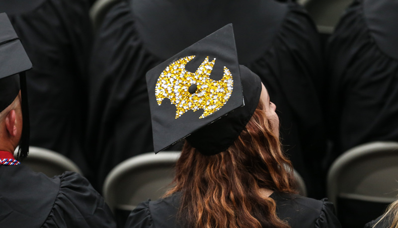 Decorated graduation cap