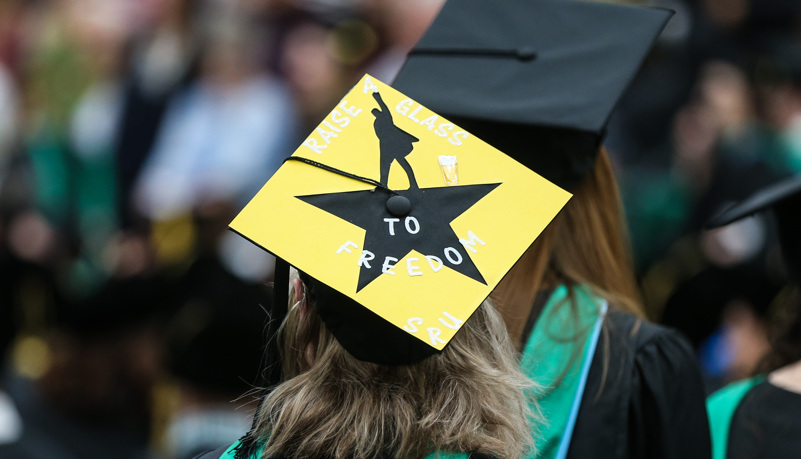 Decorated graduation cap