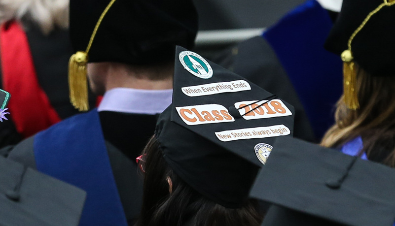 Decorated graduation cap