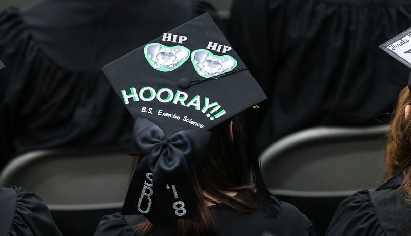 Decorated graduation cap