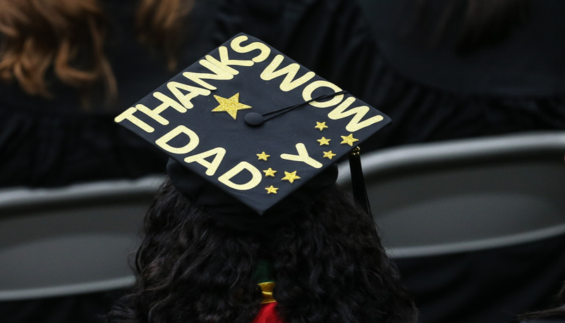 Decorated graduation cap