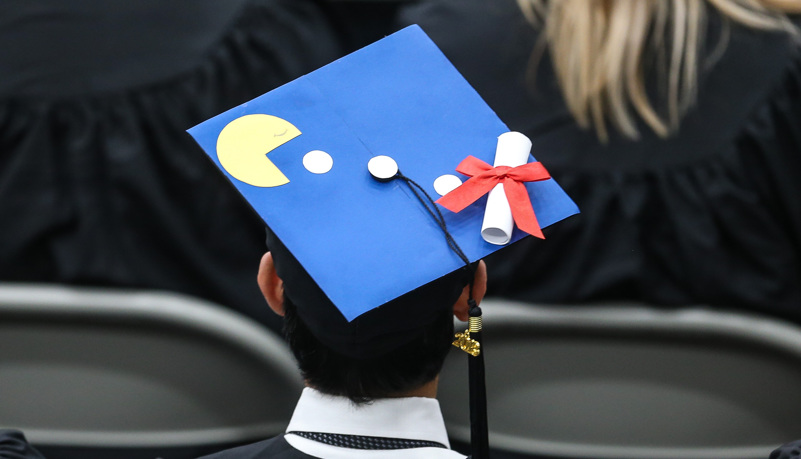 Decorated graduation cap