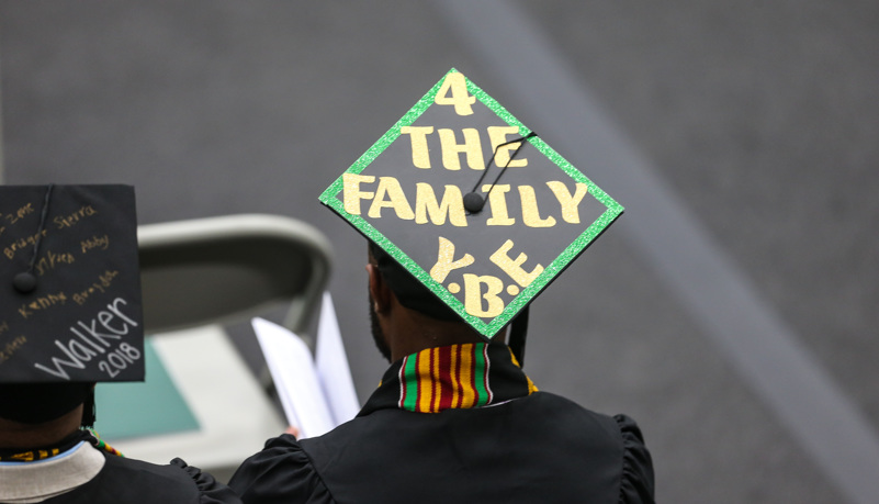 Decorated graduation cap