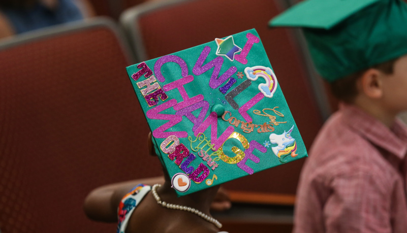 decorated graduation cap