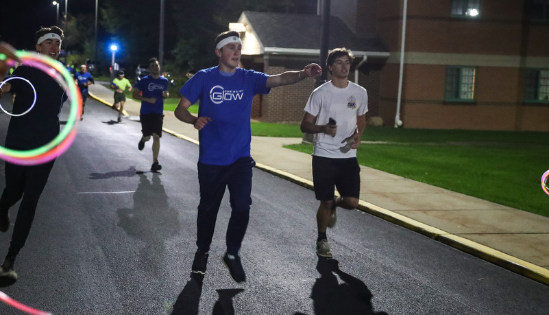 Students running