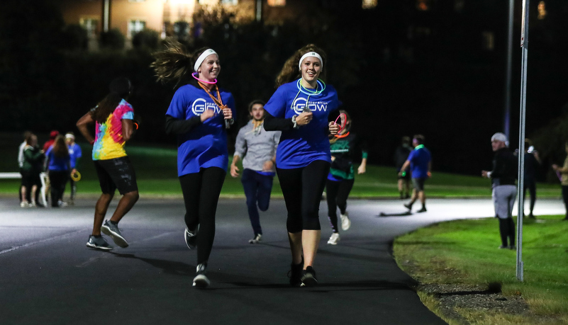 Students running