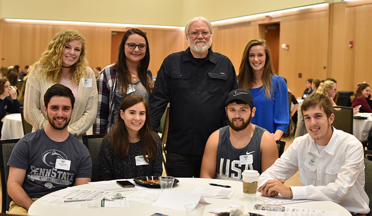 Members of the honors college at Meet your Mentor