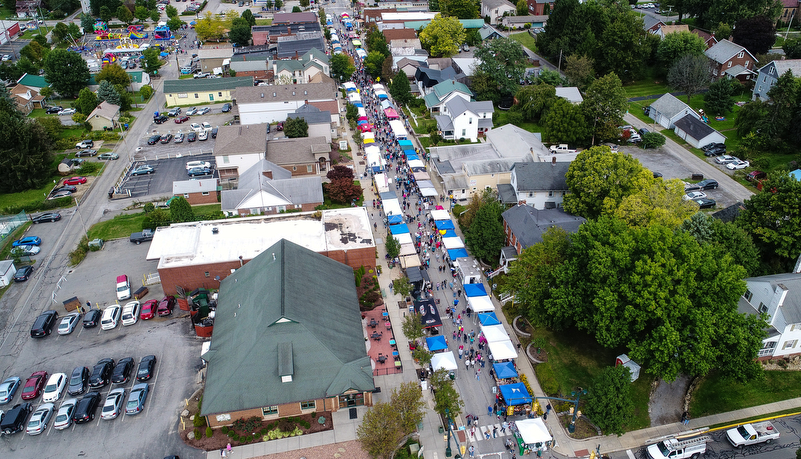 Villagefest from above