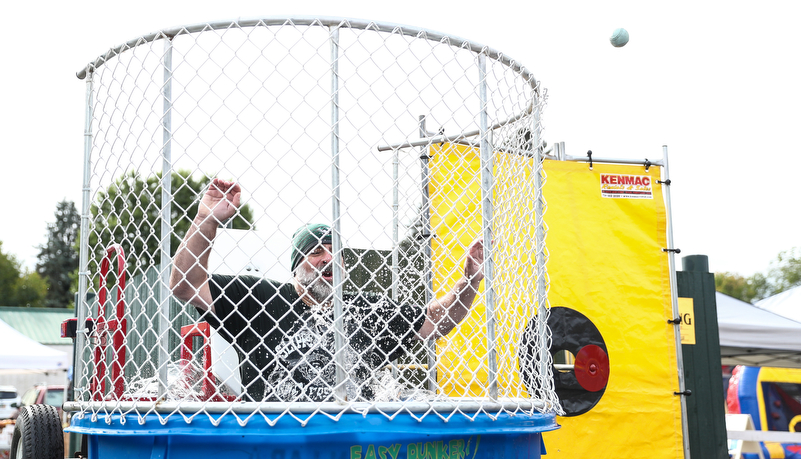 President in the dunk tank