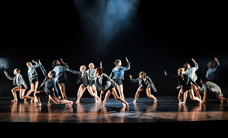 Dancers on the stage