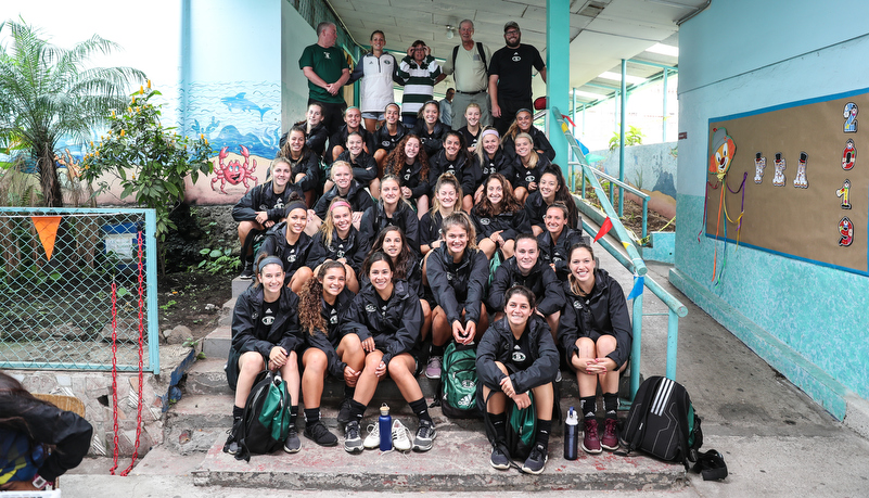 Soccer team at the school