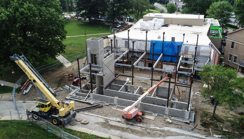 Miller Construction site from above