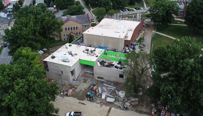 Miller Construction site from above