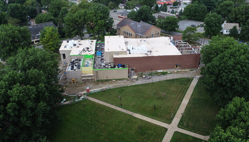 Miller Construction site from above