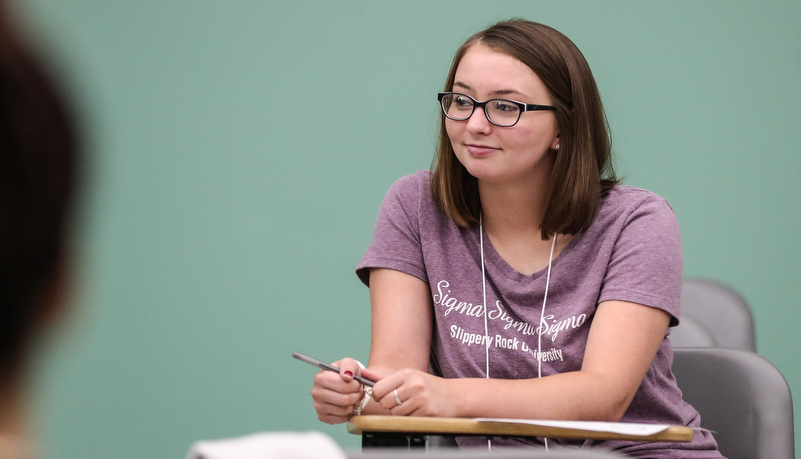 Students during jump start orientation