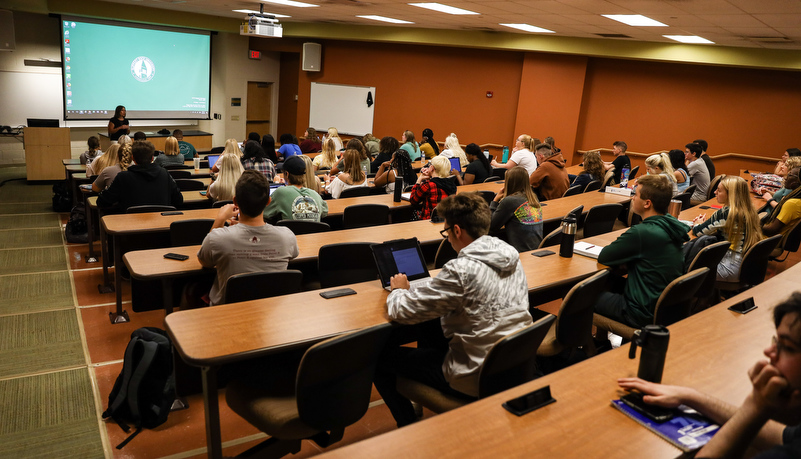 Students in a class