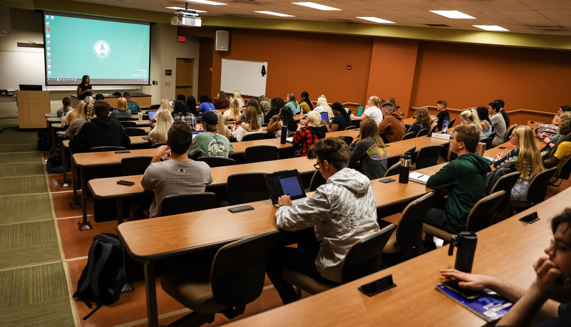 Students in a class