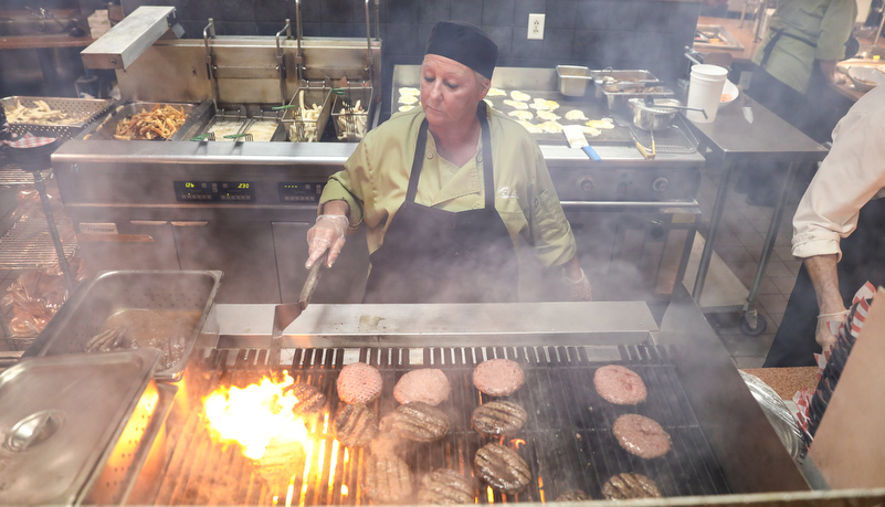 AVI making up burgers