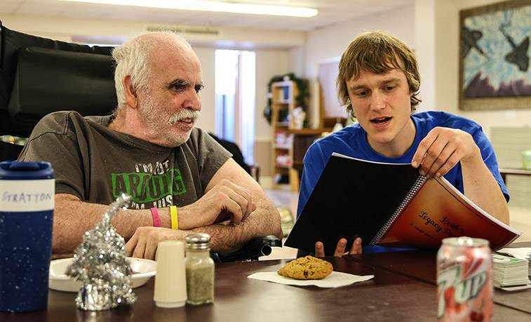 Student participating in the DreamChasers program