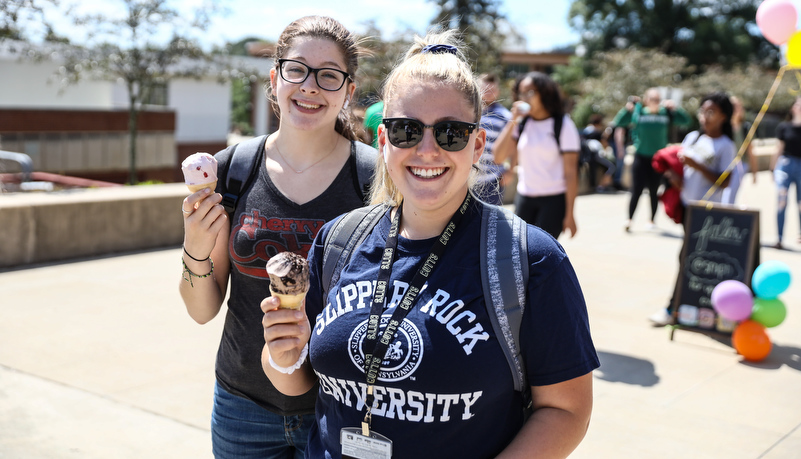 Ice cream on hand