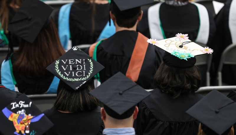 Decorated graduation cap