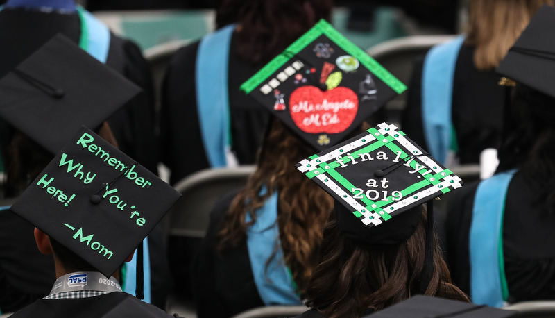 Decorated graduation cap