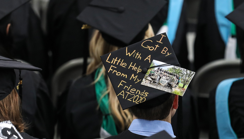 Decorated graduation cap