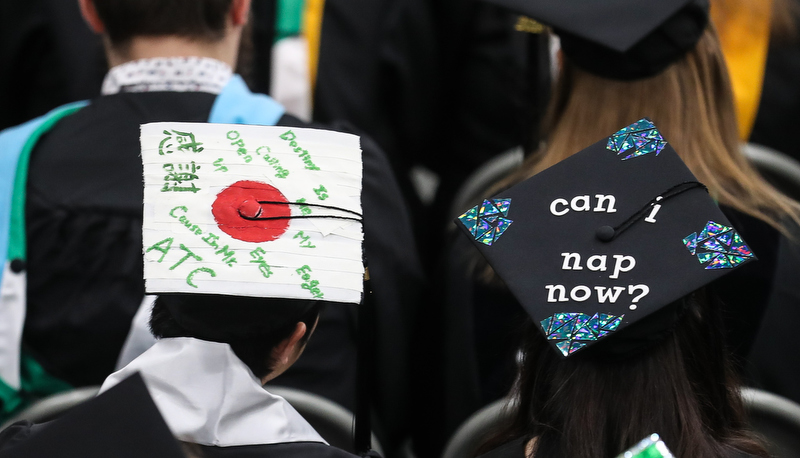 Decorated graduation cap