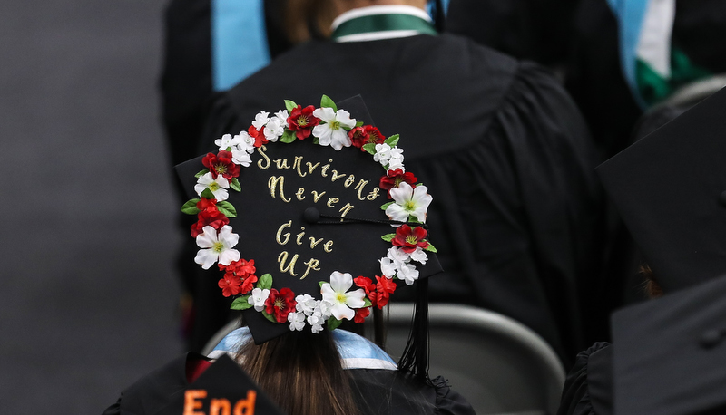 Decorated graduation cap