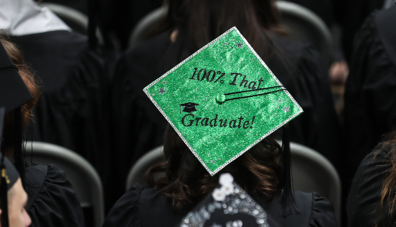 Decorated graduation cap