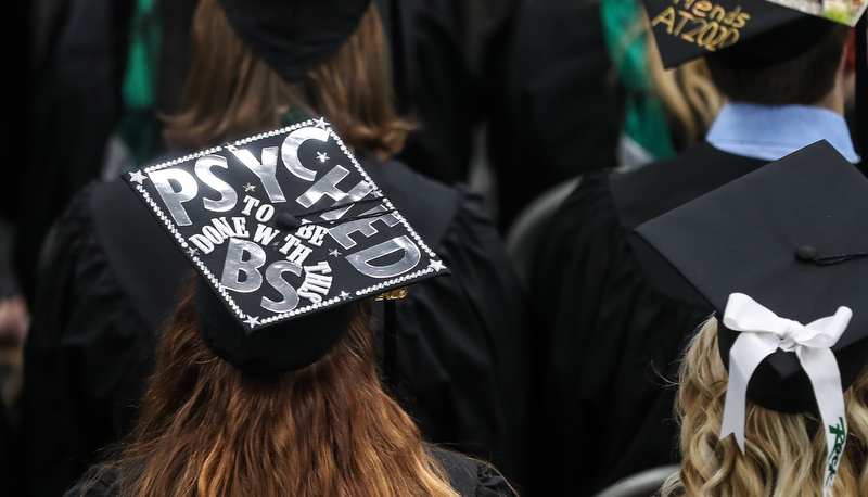 Decorated graduation cap