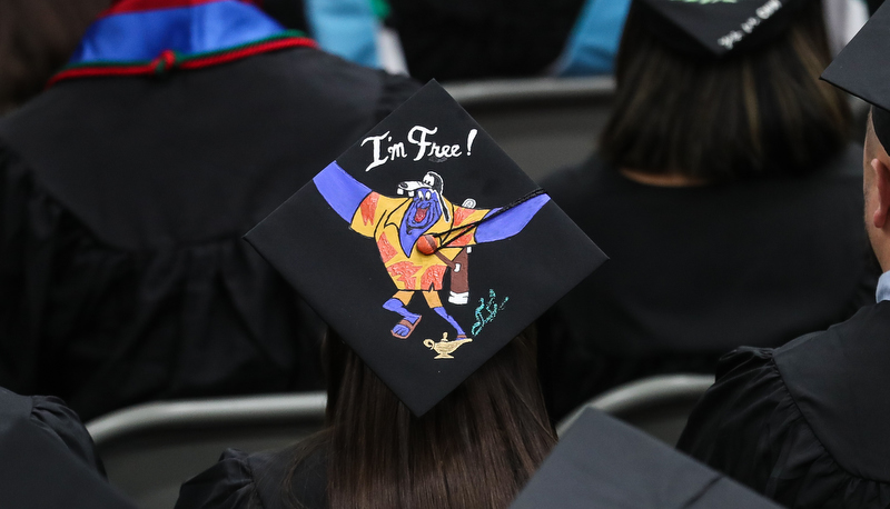 Decorated graduation cap