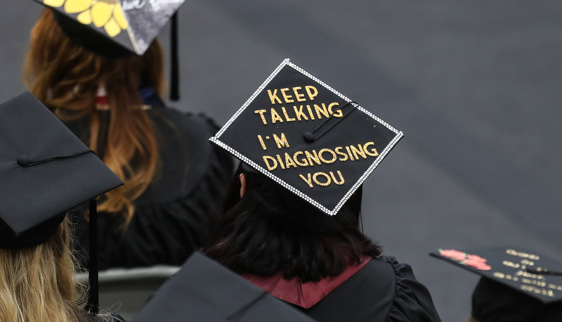 Decorated graduation cap