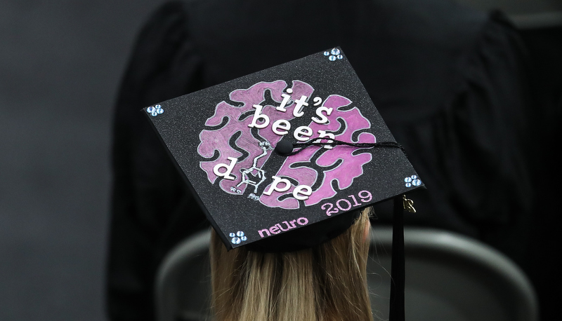 Decorated graduation cap