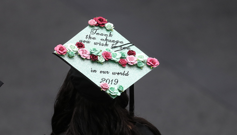 Decorated graduation cap