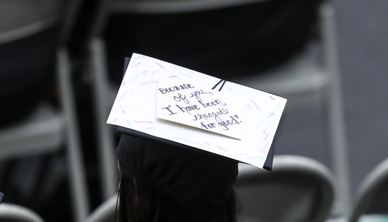 Decorated graduation cap