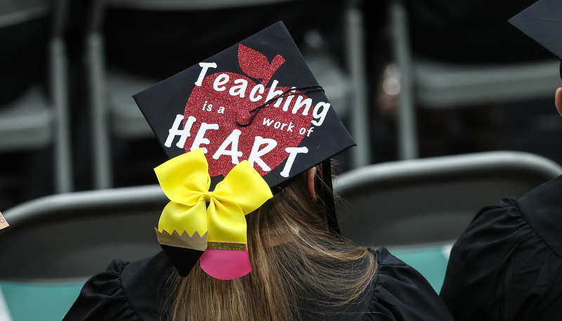 Decorated graduation cap