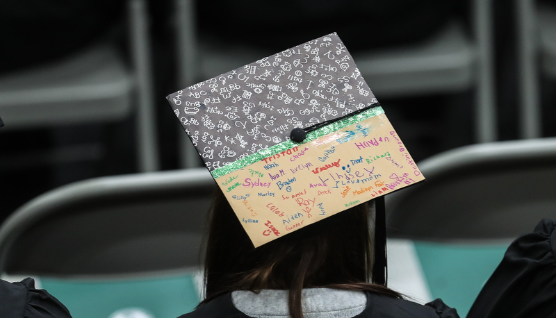 Decorated graduation cap