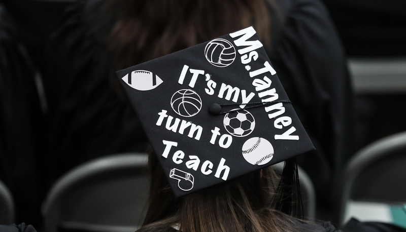 Decorated graduation cap