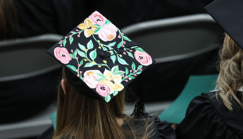 Decorated graduation cap