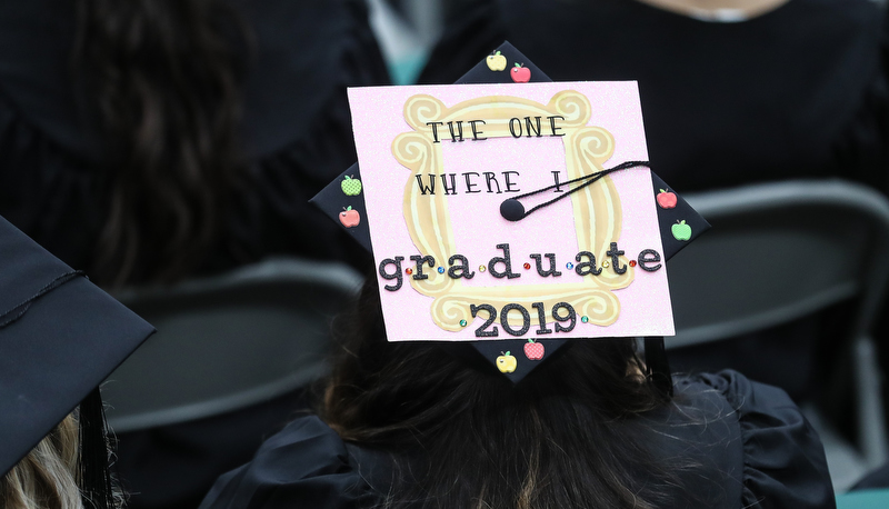 Decorated graduation cap