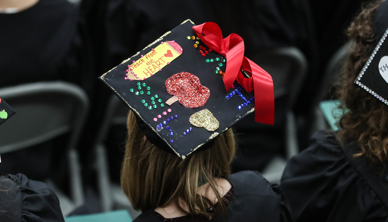 Decorated graduation cap