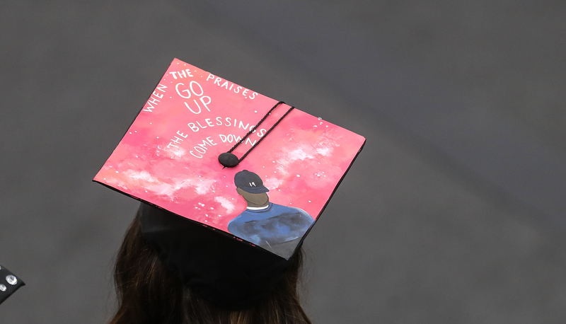 Decorated graduation cap