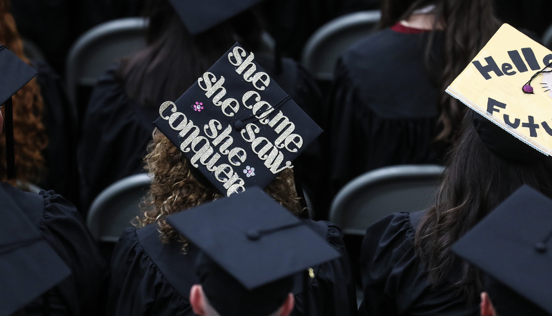 Decorated graduation cap