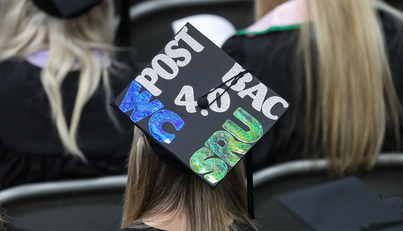 Decorated graduation cap