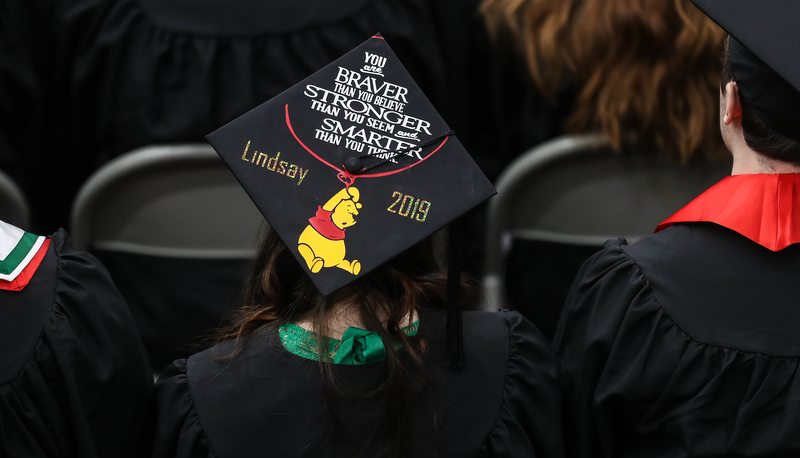 Decorated graduation cap