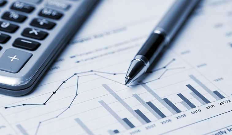 Calculator and balance sheet