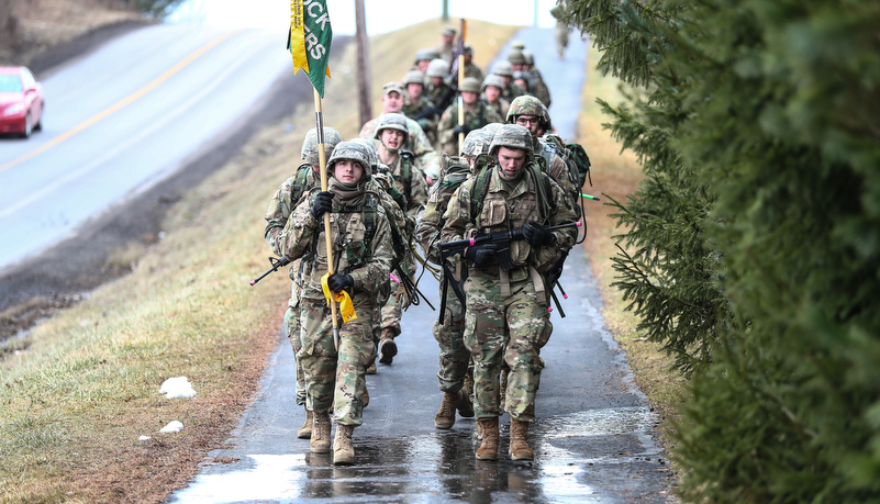 Cadets marching