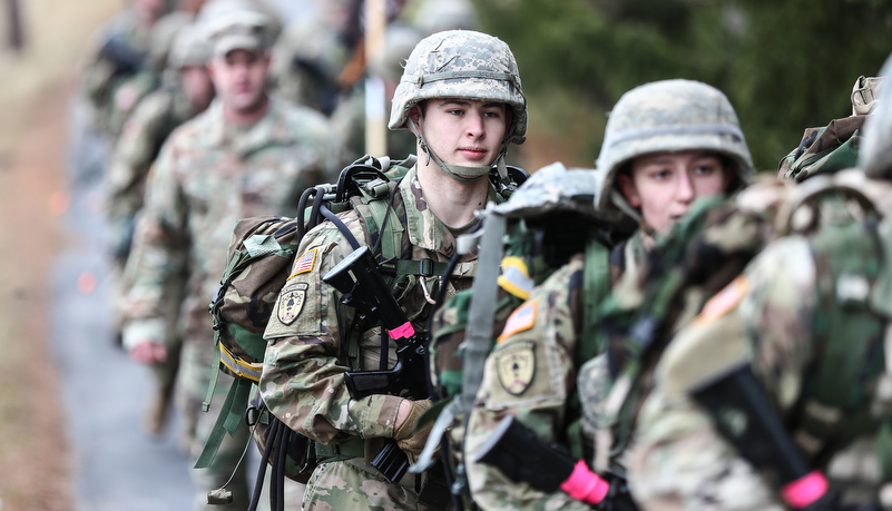 Cadets marching