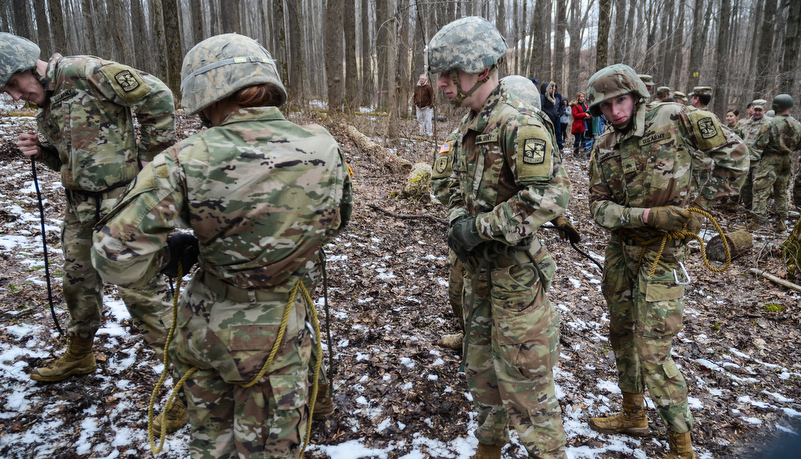 Cadets working together